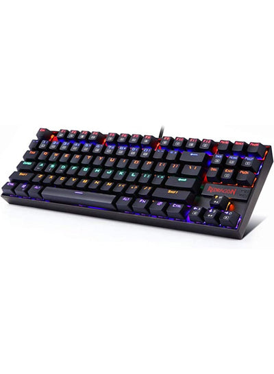 كيبورد جيمنج Redragon K552-KR Rainbow ميكانيكال بمفاتيح Outemu Red أسود