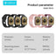 SW-14 Smart Watch with 1.83" HD Display, 3 Interchangeable Pink Watch Bands, Bluetooth Calling, Heart Rate & Sleep Monit