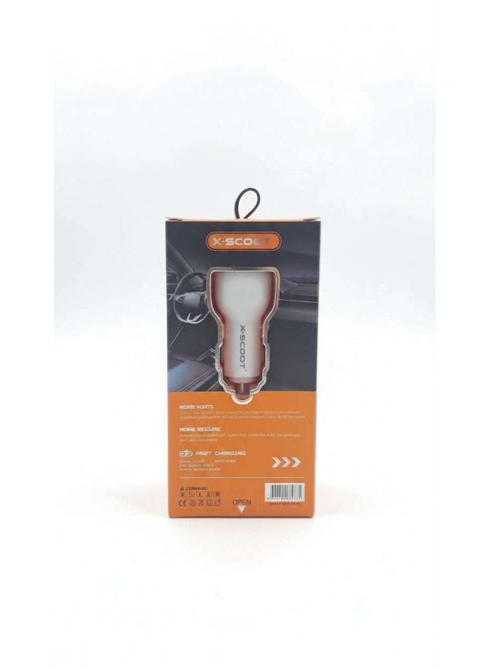 XC-307 20W PD Fast Car Charger with Dual USB Ports (USB-C + USB-A) | Power 3.0 Quick Charge, Super Fast Charging for iPh