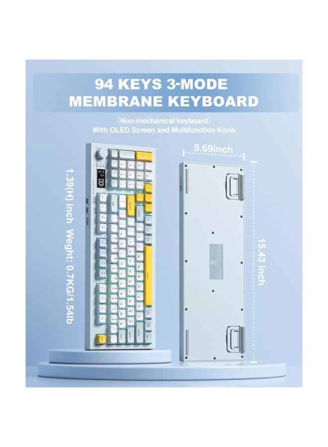 G80 94-Keys three modes keuboard with knob and screen