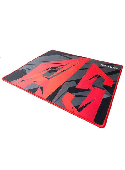 RASURE GAMING MOUSE PAD - Works With All Gaming Mouse - Stitched Edges - Rubber Base