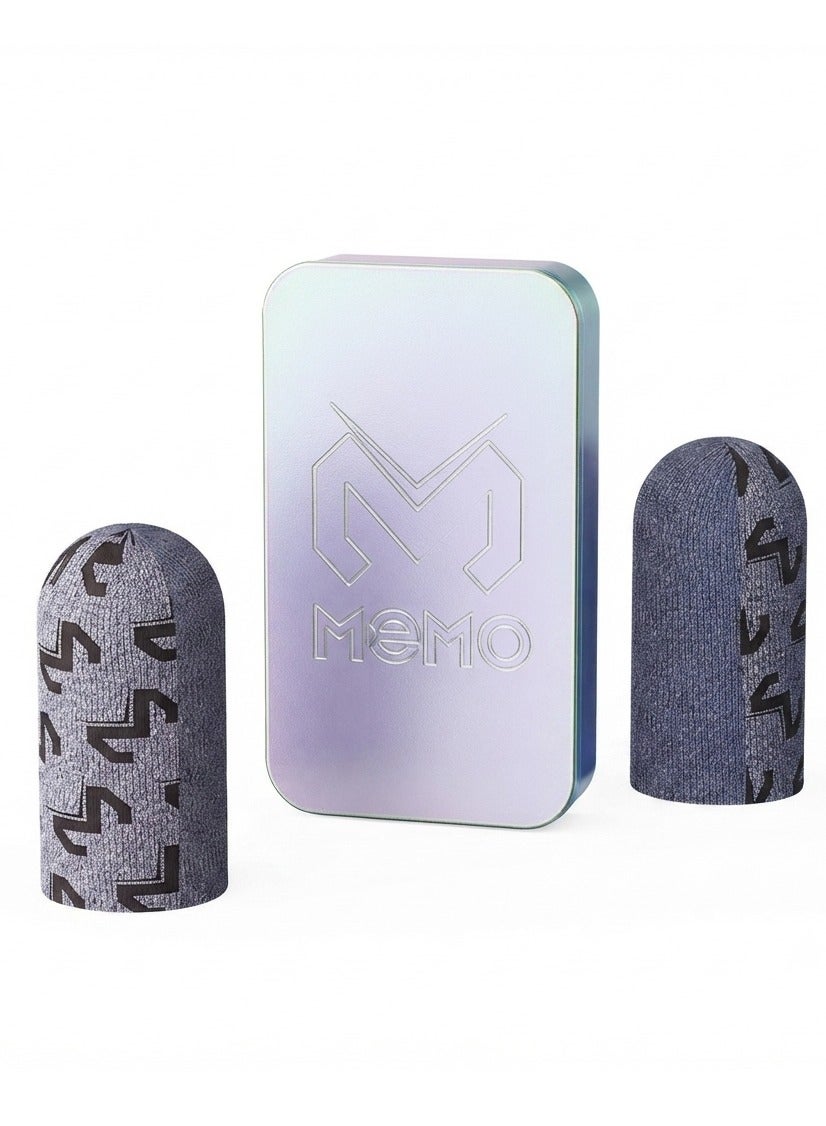 Premium Gaming Finger Sleeves – Silver Fiber Anti-Sweat & Anti-Slip Mobile Gaming Thumb Gloves, High-Sensitivity Touchsc