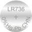 بطاريات زر الساعة Generic LR736 التفاصيل RCA