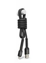 كابل شحن ونقل بيانات X-SCOOT CL-144 مضفر USB الى Lightning سريع 60W سمك 5 مم – أسود