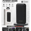 باور بانك Earldom ET-PB73 سعة 10000mAh مخرجين USB-A أسود