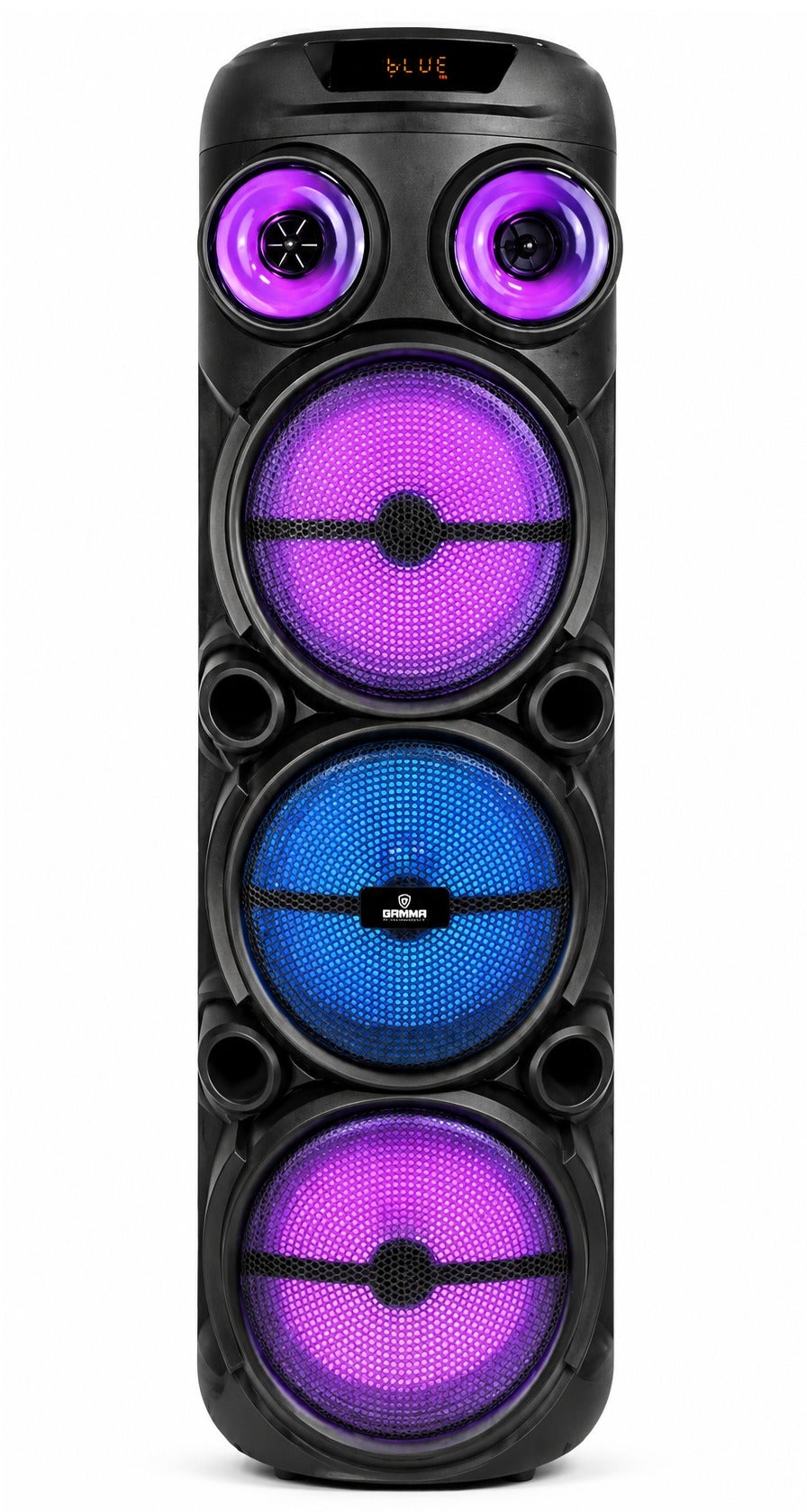 GT-8088 Party Speaker, Powerful Deep Bass Multimedia Speaker with Treble & Bass Control, Microphone Input, Master Volume