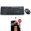 Wireless office mouse and keyboard combo BS-7094 , Low profile silent chocolate keycap bring quite typing experience , 3