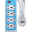 Electric Power strip - 2000 watt, 10 A/220-250V , with 4 Outlet , 1.5M cable , 3 Port USB and for Laptop, PC, MacBook , Home and Office Electrical appliances and Mobile charger