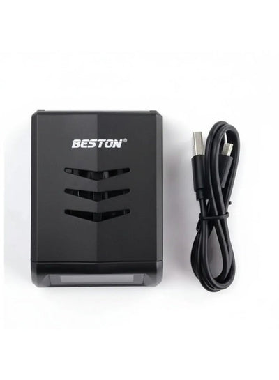 شاحن بطاريات BESTON C9001 لبطاريات AA و AAA أسود