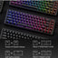 كيبورد جيمنج Redragon K709 ميكانيكال 60% بعزل صوتي أسود