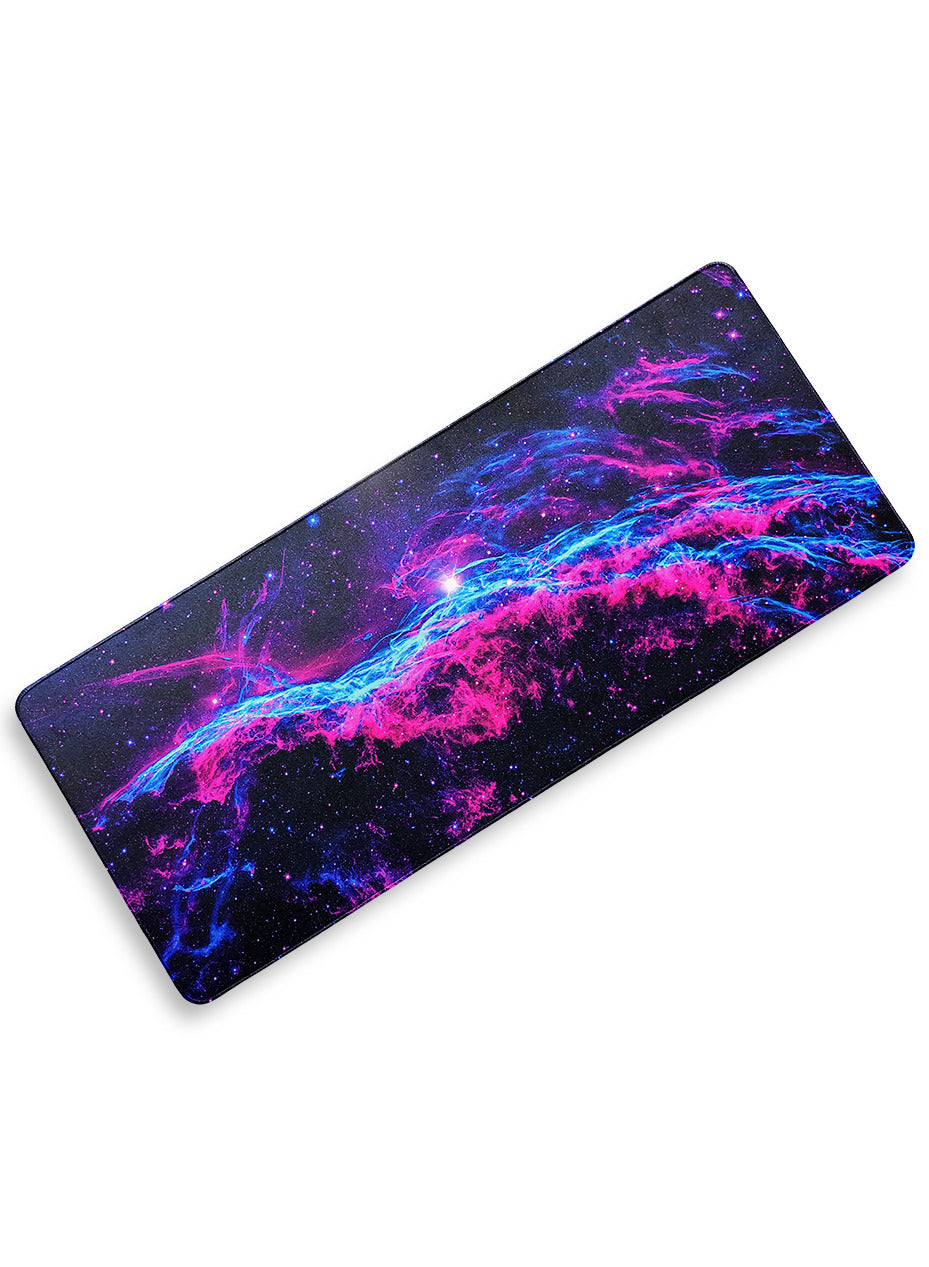 Large Mouse Pad, Bright colorful space Design (70cm x 30cm x 2mm), HD Print Pattern Desk Mat, Extended Mouse Pad and Keyboard Mouse Pads, Waterproof Fabric Surface Mouse Pads for Office, Anti-Slip Rubber Base