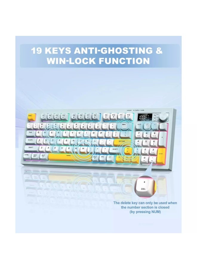 G80 94-Keys three modes keuboard with knob and screen