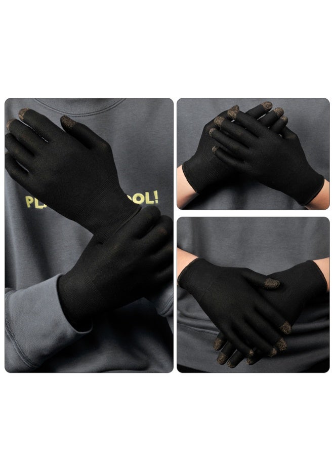 Mobile Gaming Finger Sleeves –  High-Sensitivity Anti-Sweat & Anti-Slip Touchscreen Finger Covers for PUBG, Free Fire, C