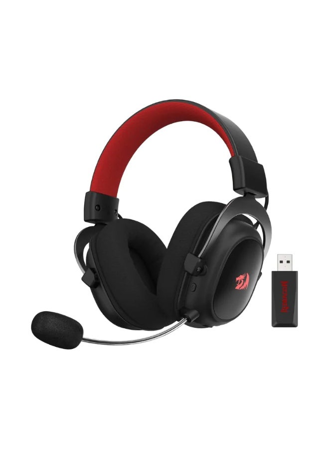 سماعة جيمنج REDRAGON H541 Pro CRAGBLADE وايرلس 7.1 Surround درايفر 50mm أسود