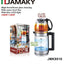 Electric Double kettle 0.8L+ 2L - High borosilicate glass housing 1800W + 500w ,  with Italian technology