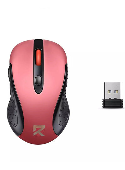 ماوس مكتبي Redragon BM-2638 لاسلكي أحمر