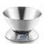 Kitchen Digital Scale with Detachable Stainless Steel Bowl 1.8lb/5kg, with Ambient Temperature Sensor and Cuisine Precision Kitchen Scales