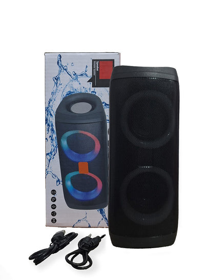 Subwoofer RGB with Bluetooth connection system - AUX cable - memory card port - USB port - for the computer and to enhance the sound quality at home and parties, especially in movies and music