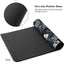 Dark Flower Mouse Pad Extended Gaming Mouse Pad with Stitched Edges 80×30cm XL Desk Mat for Gaming, Office, Keyboard, Mo