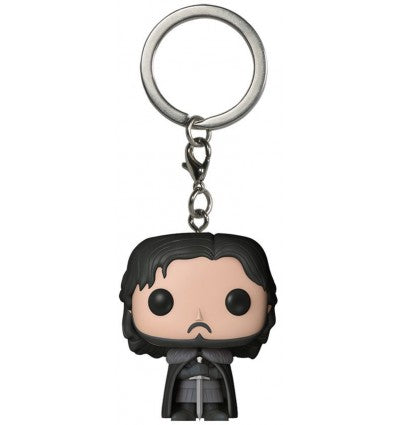 FUNKO POP Game Of Thrones Jon Snow Model Keychain Black/Beige/Grey