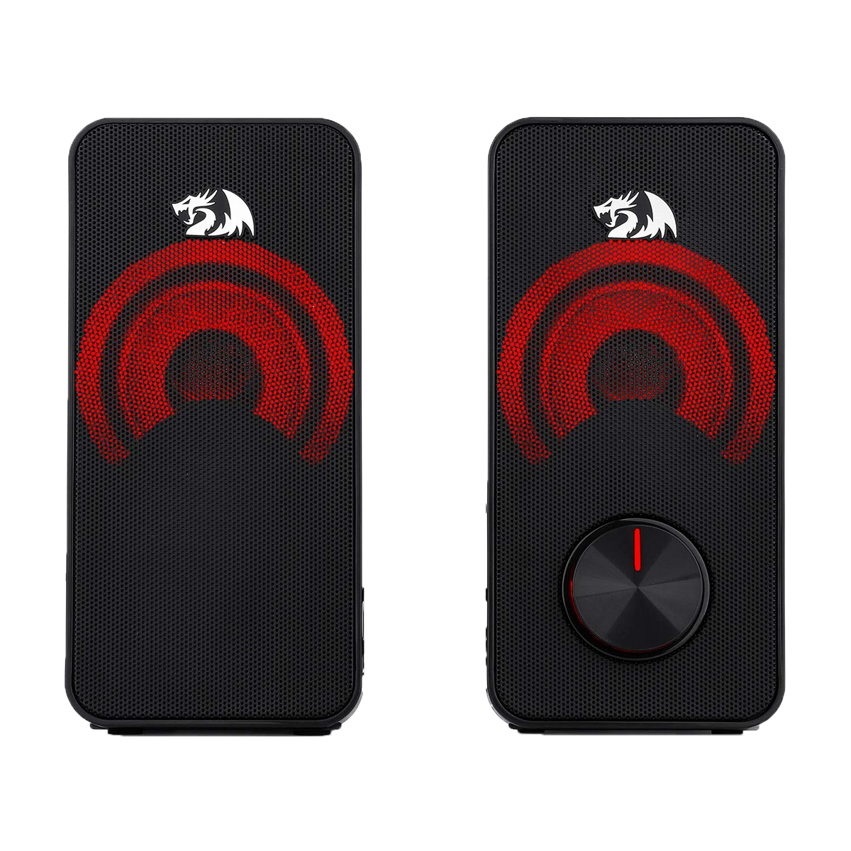 Redragon GS500 Stentor PC Speakers 2.0 Stereo Red LED Black