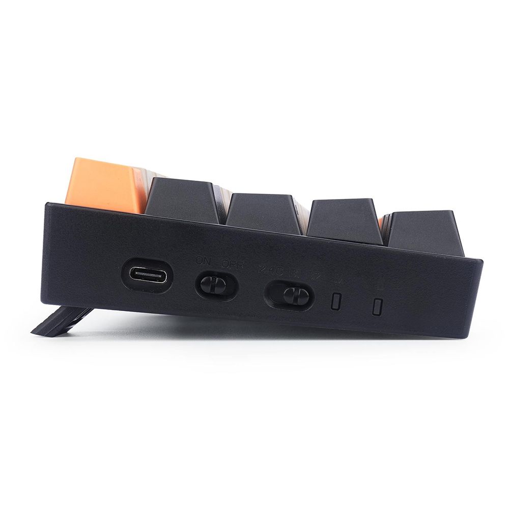REDRAGON K530 Draconic Pro RGB 60% Gaming Wireless Mechanical Keyboard, Brown Switches (ORANGE, GREY & BLACK)