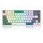 Redragon K678WG-RGB-PRO Singed Pro 82% Wireless Mechanical Gaming Keyboard White and Green