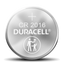 Duracell 2016 Lithium Battery Silver