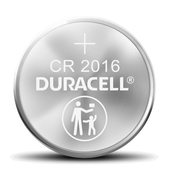 Duracell 2016 Lithium Battery Silver