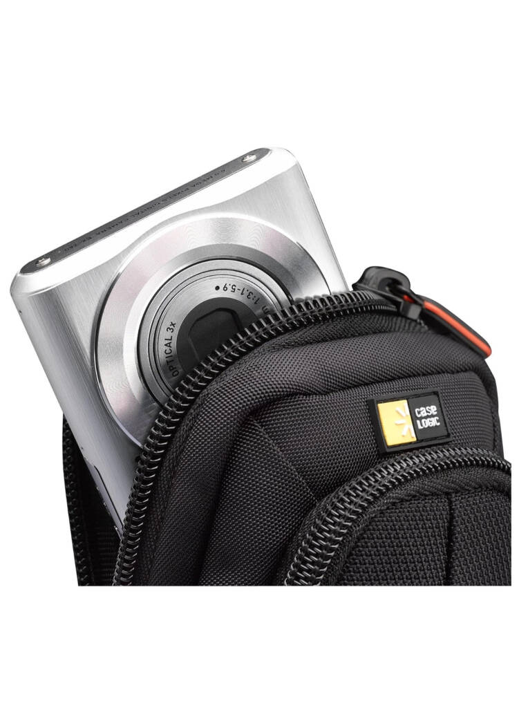 DCB-302 Compact Case for Camera - Black Camera case compatible with most compact point and shoot cameras