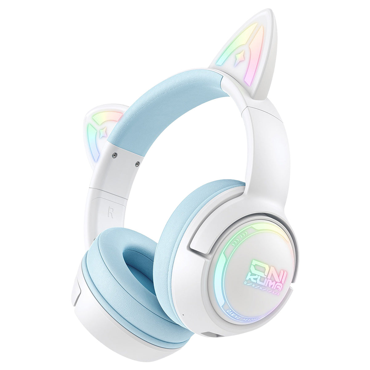 onikuma GT838 Cat-Ear Wireless Gaming Headset 2.4GHz Bluetooth RGB