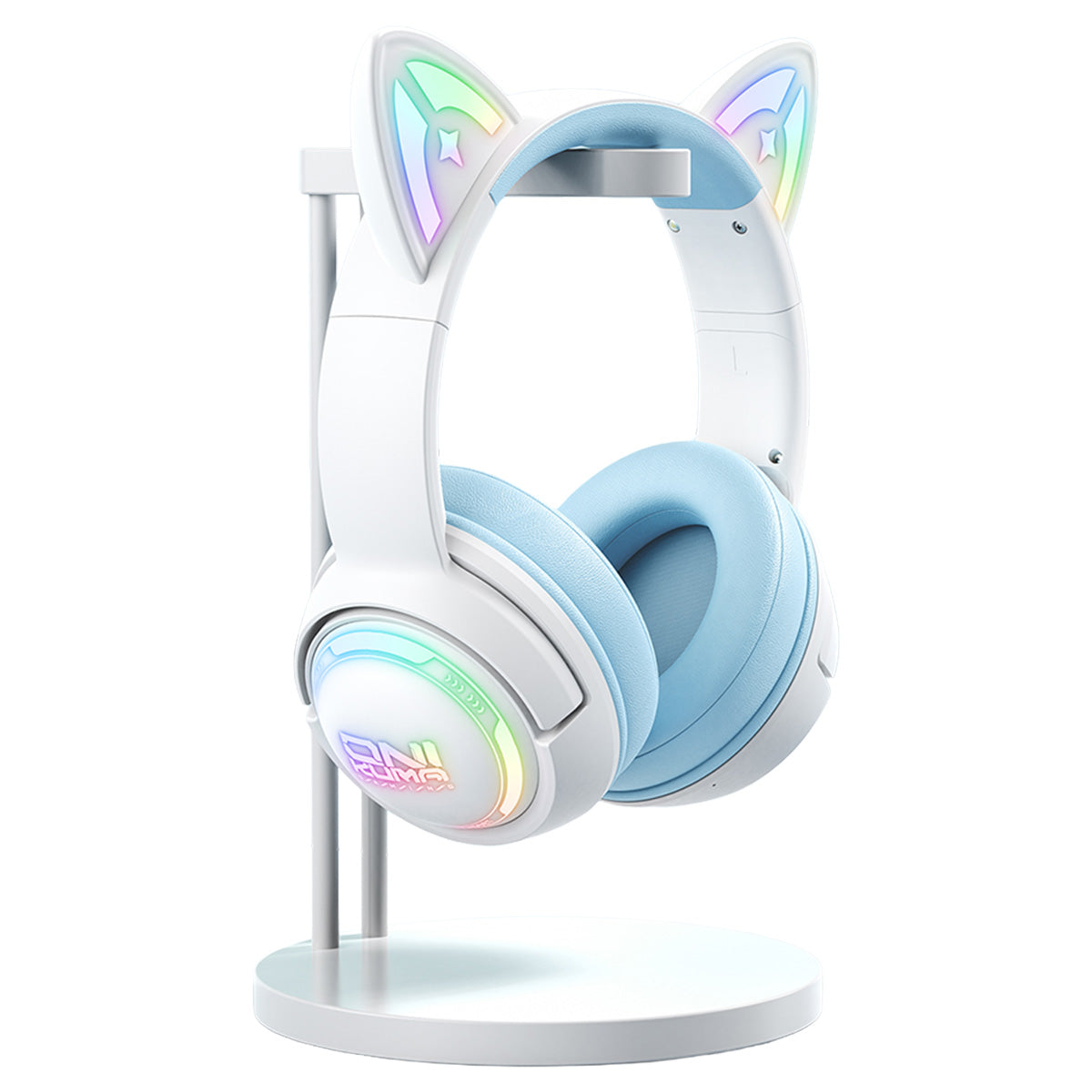 onikuma GT838 Cat-Ear Wireless Gaming Headset 2.4GHz Bluetooth RGB