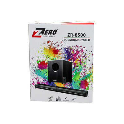 Subwoofer with Bluetooth - Memory Card port - USB port And Remote Model ZR-8500