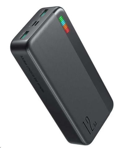 joyroom JR-T017 12W Fast Charging Power Bank Dual Inputs Dual Outputs Phone Charger Battery Black