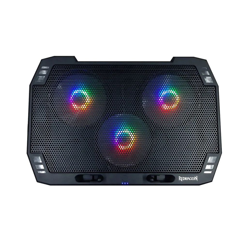 Redragon INGRID GCP511 RGB Laptop Cooler, Support Up to 17.3 Inch, RGB Light Mode