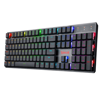 Redragon K535 APAS Mechanical Gaming Keyboard Low Profile, Red Switch