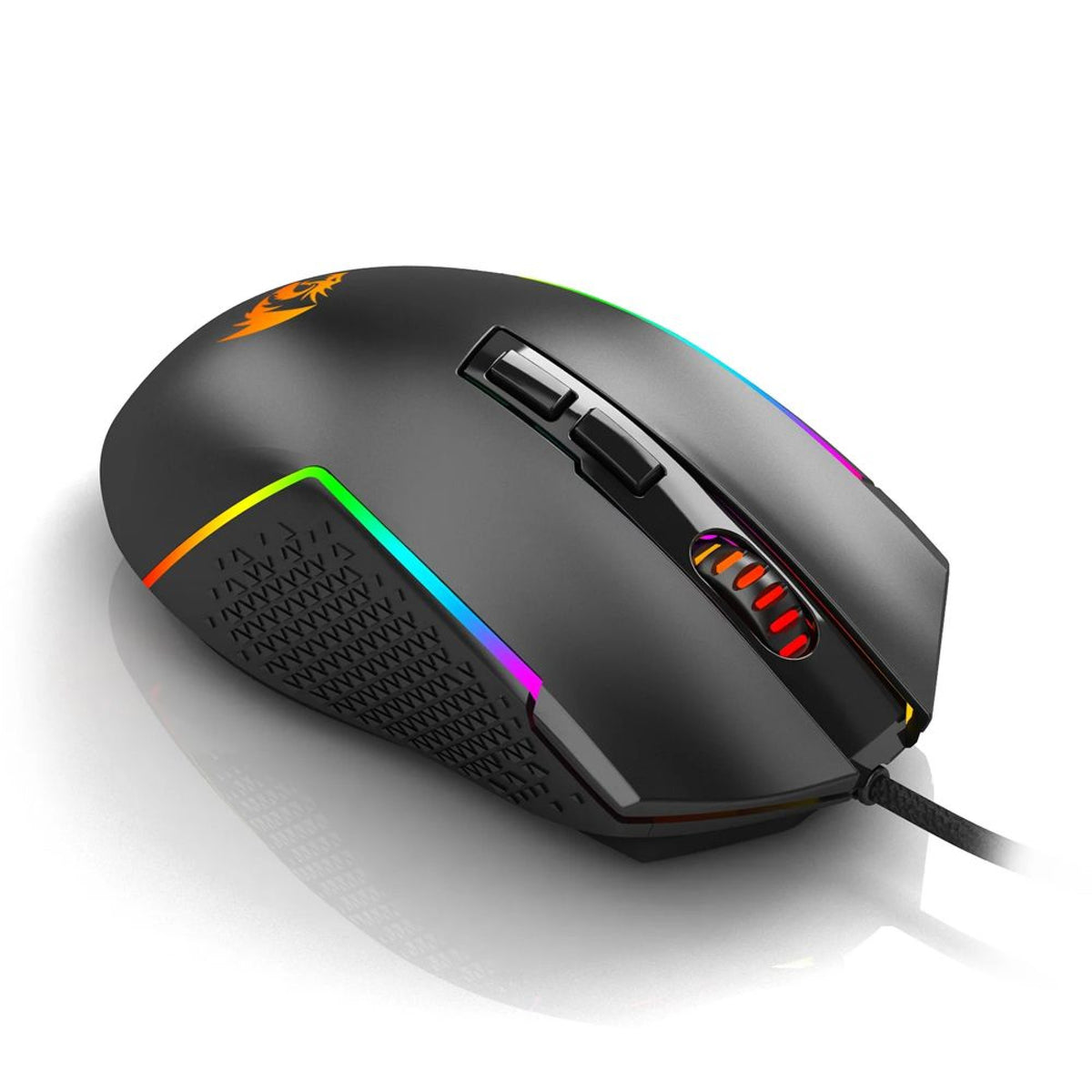 Redragon M613 Trident Lite Lightweight Wired Gaming Mouse 8000 DPI RGB Black