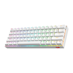 Redragon K530W RGB PRO 60% Wireless Mechanical Gaming Keyboard Red Switches White