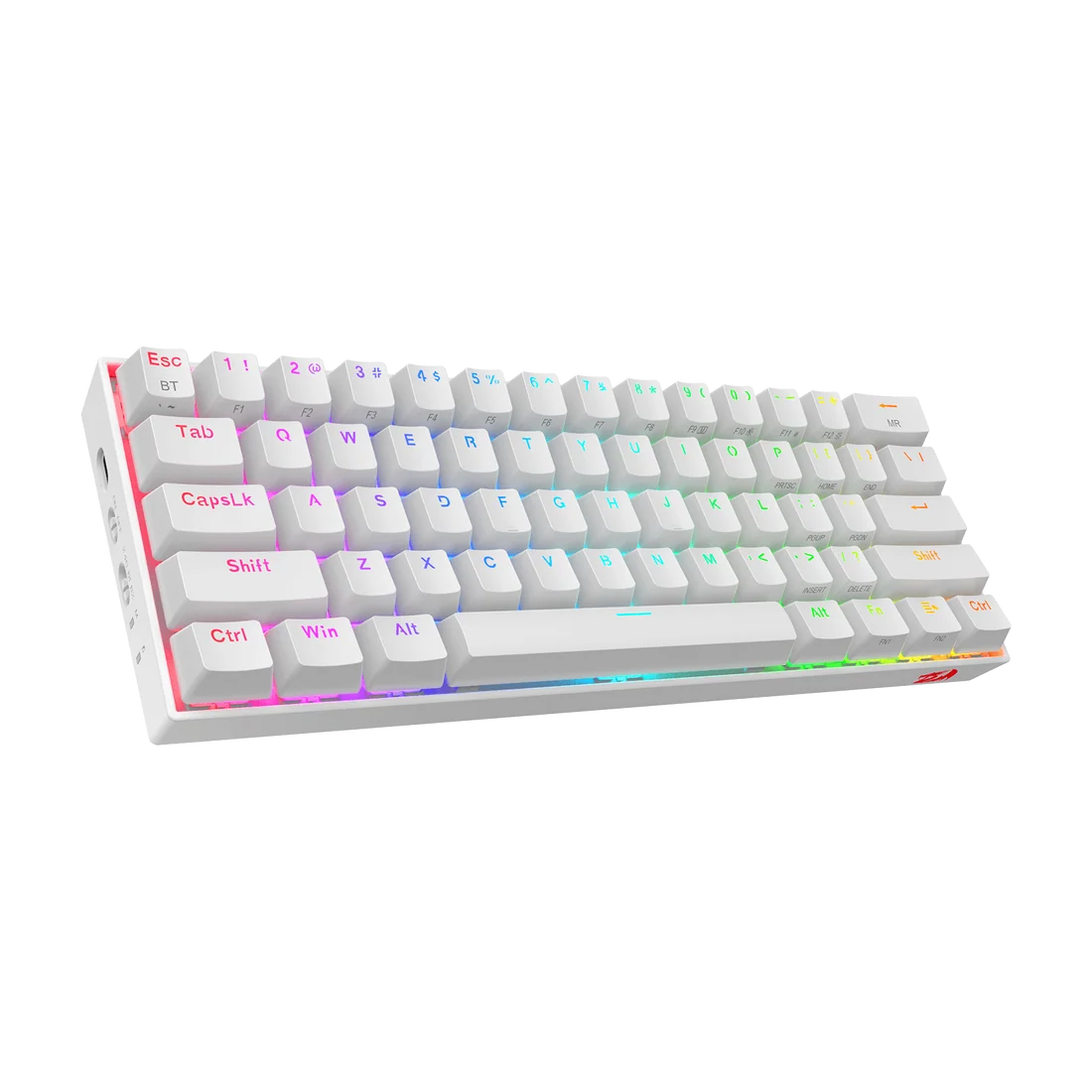 Redragon K530W RGB PRO 60% Wireless Mechanical Gaming Keyboard Red Switches White