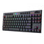 REDRAGON K622 Horus TKL RGB Gaming Mechanical Keyboard Wired, Low Profile Red Switches (Black)