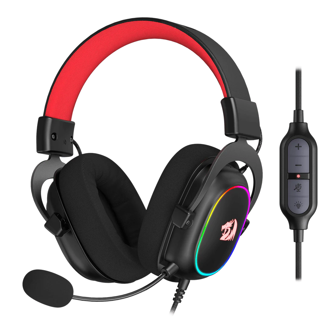 Redragon H510-RGB Zeus X Gaming Headset 7.1 Surround Sound RGB Black
