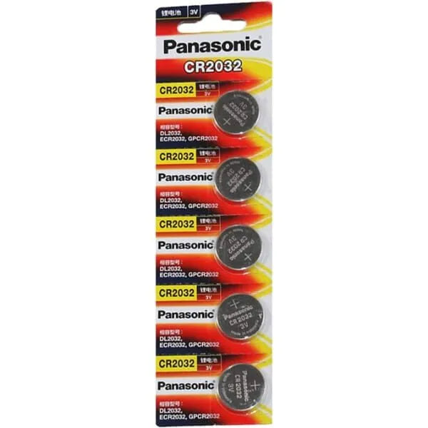 Panasonic CR2032 Lithium Coin 5PCS