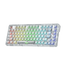 كيبورد جيمنج Redragon K649CT-RGB-PRO ميكانيكال شفاف أبيض
